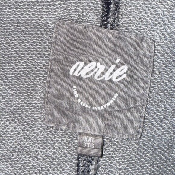 Aerie Charcoal Gray Women's Sweatshirt - Picture 4 of 5